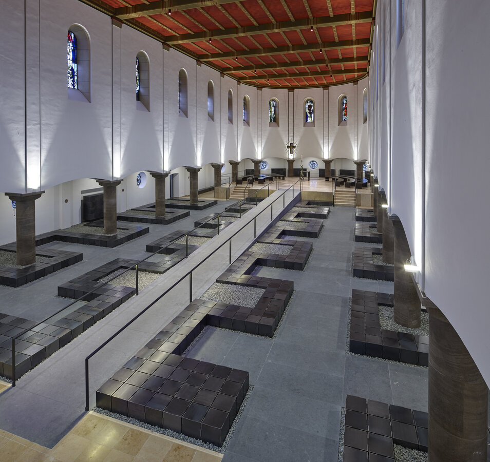 Kolumbarium St. Pius | Innenraum Ansicht Orgelempore