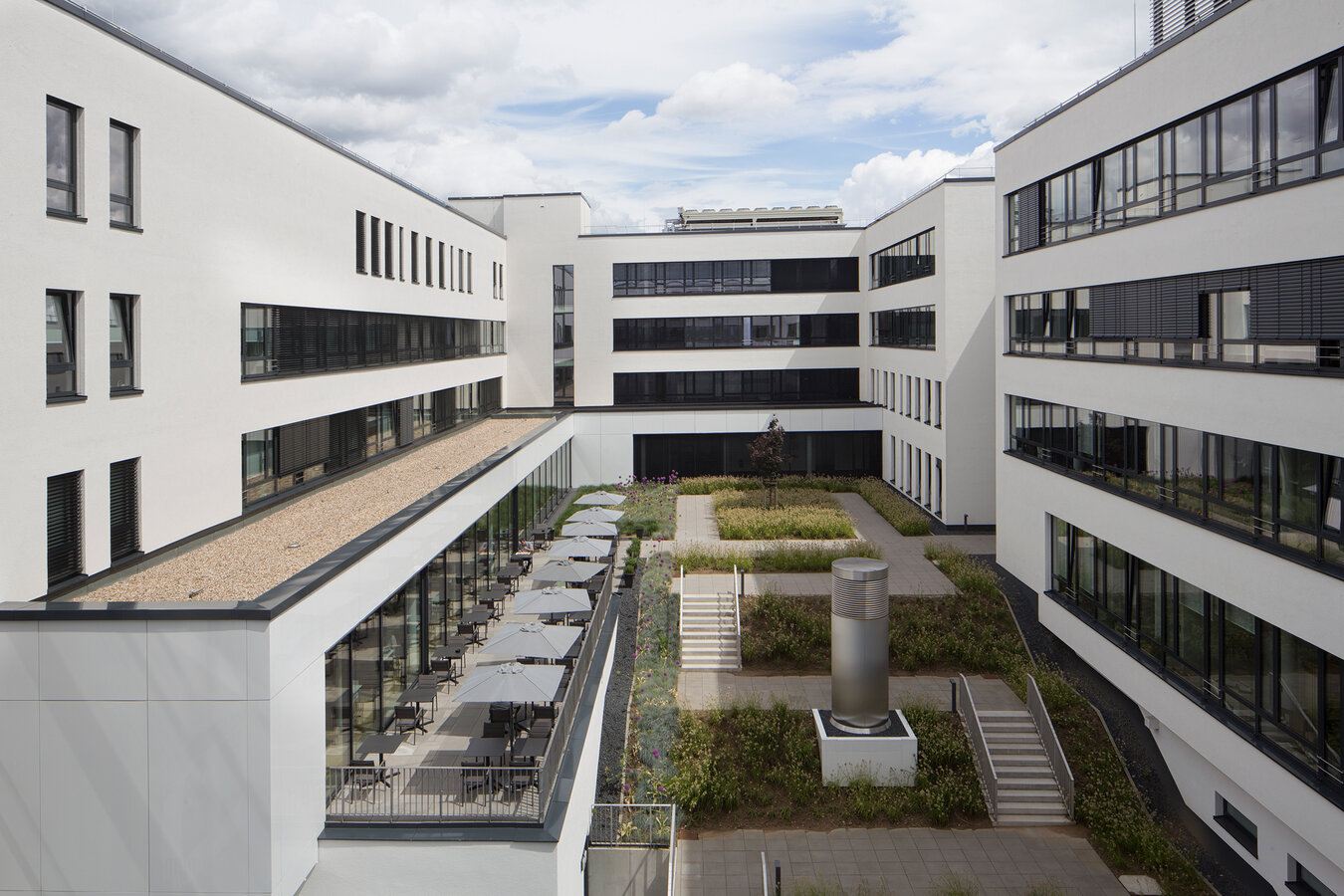Mönchengladbach | Neubau Polizeipräsidium | Innenhof