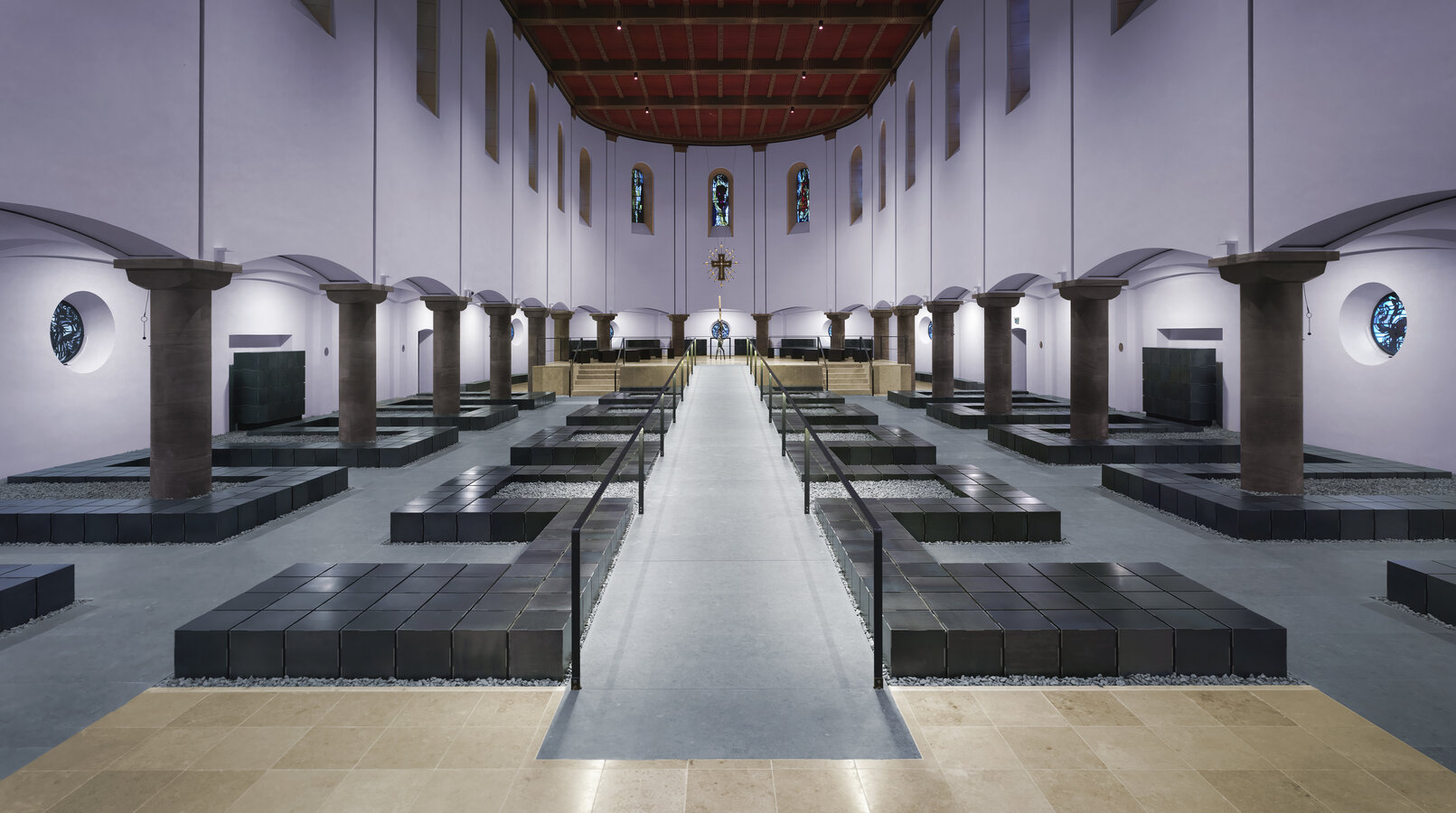 Kolumbarium St. Pius | Innenraum Ansicht Eingang